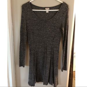 Long sleeve sweater dress